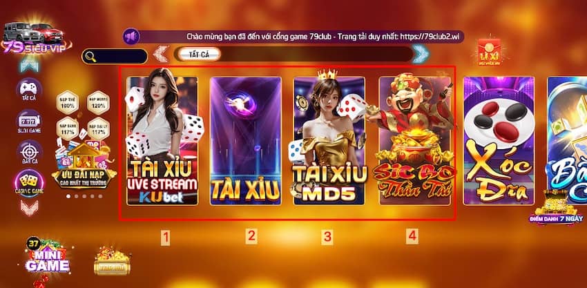 Các thể loại tài xỉu online tại 79Club Các thể loại tài xỉu online tại 79Club